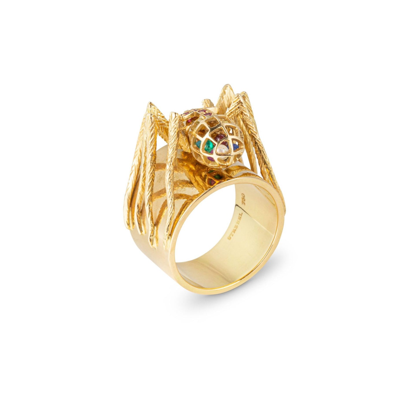 Spider Ring in Yellow Gold 18K image 2