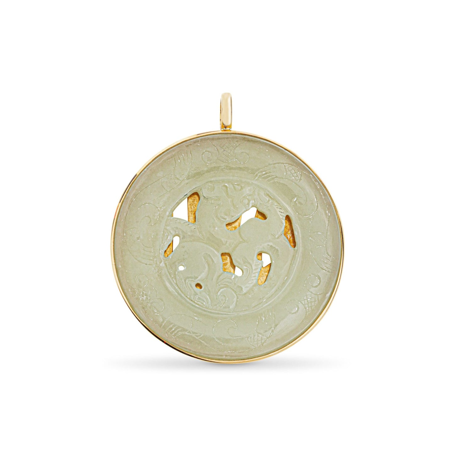 Nathalie Knauf Jade Pendant in Gold 18K image 1