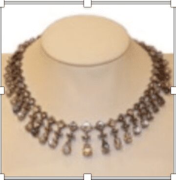 Sapphire and diamond necklace image 0