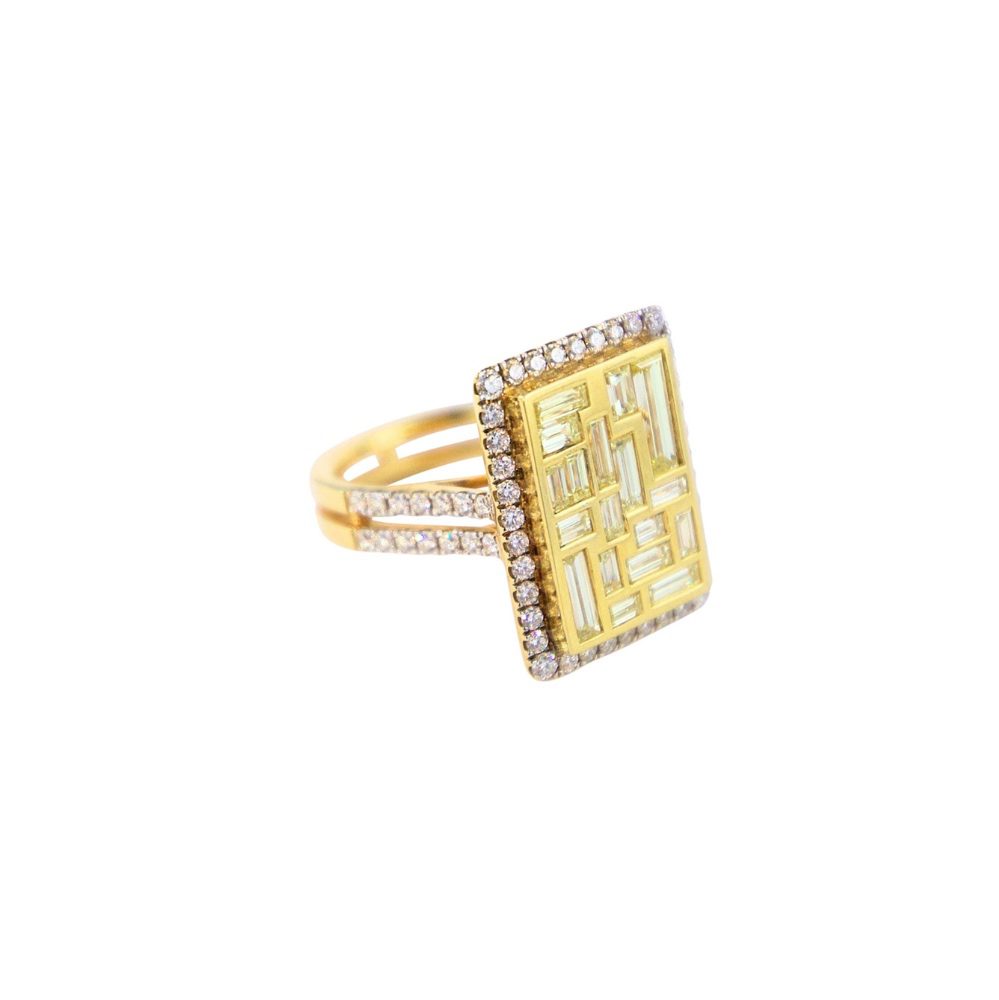 Baguette Cocktail Ring image 0