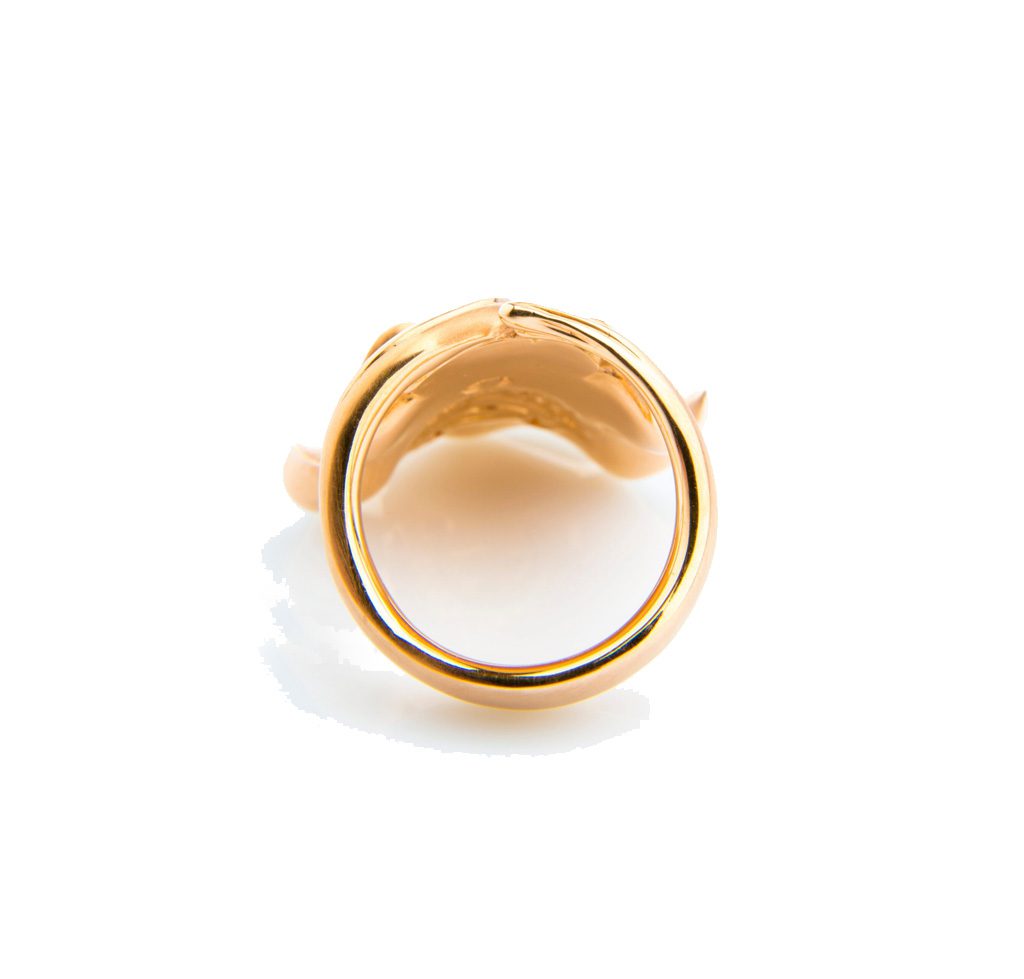 Rose Gold Ray Cocktail Ring image 2