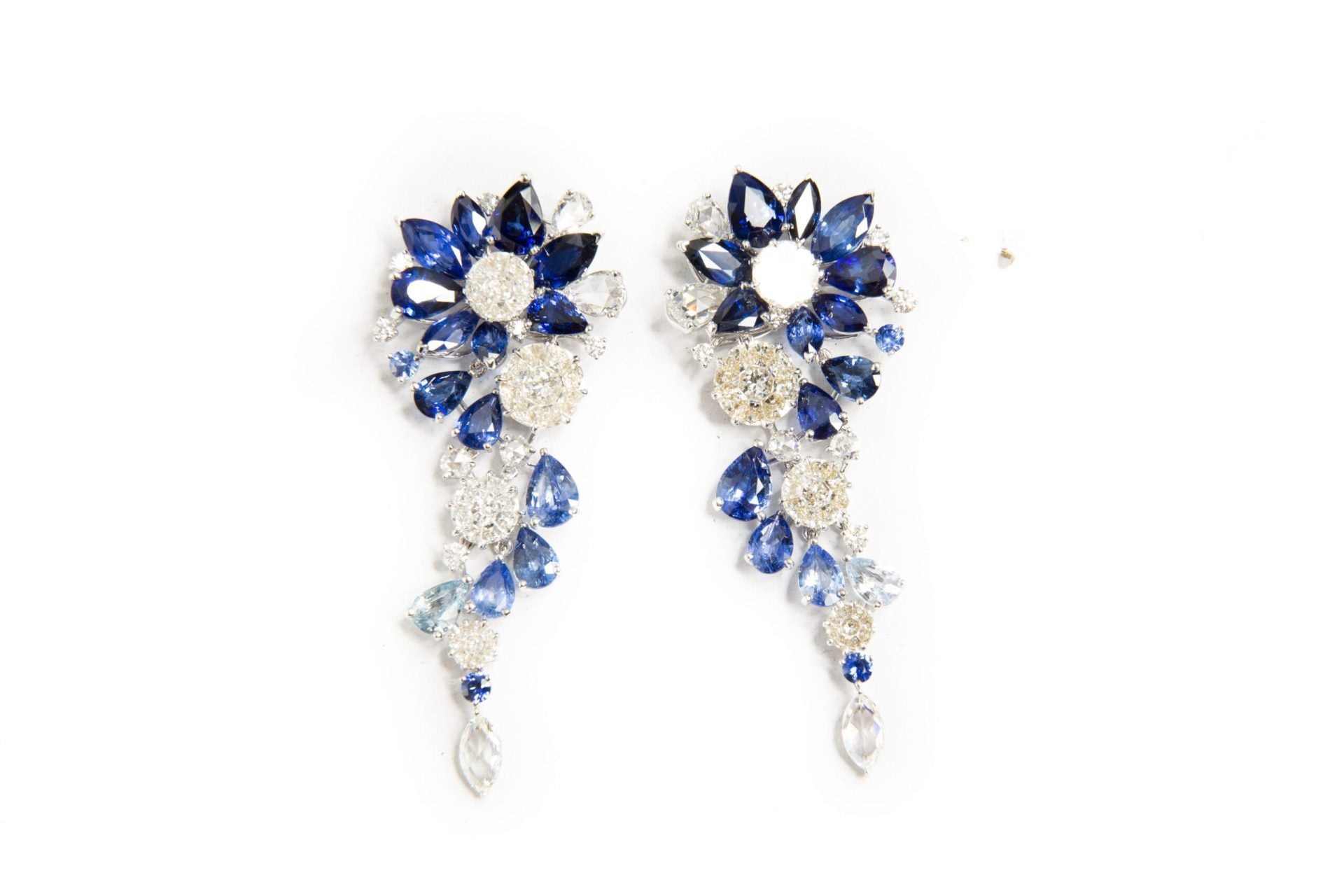 Blue Sapphire drop earrings image 0