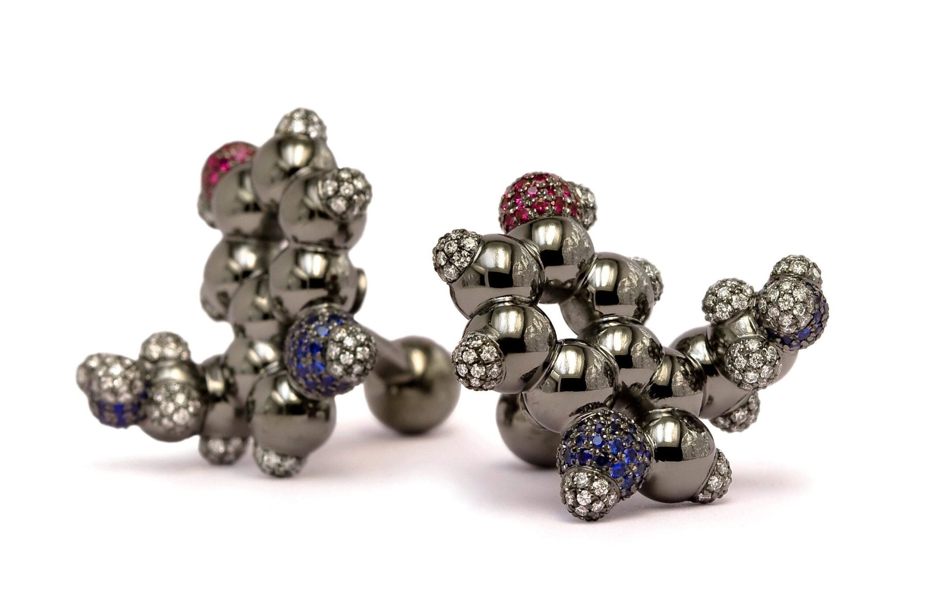 Ruby and Sapphire Cufflinks image 0