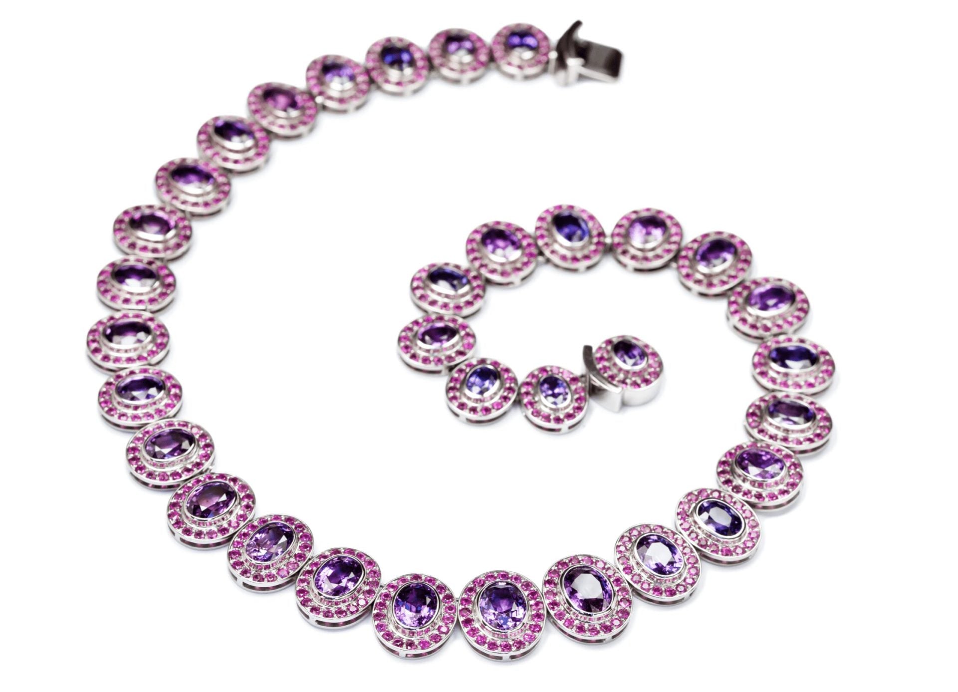 Violet sapphire collier image 0