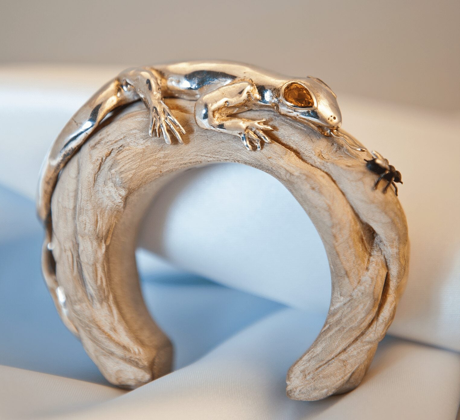 Siver Gecko Bangle image 0