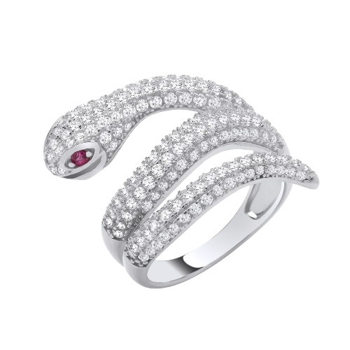 Silver Snake Ring