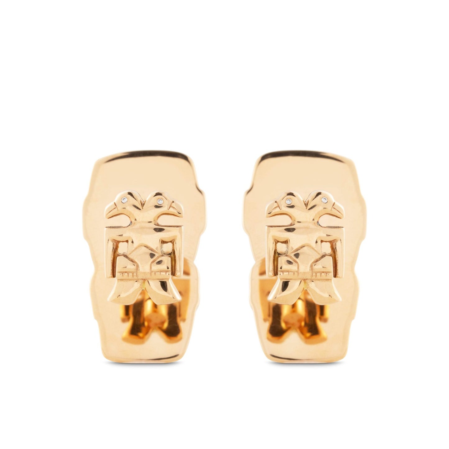 Emerald Cufflinks in Gold 18K image 1