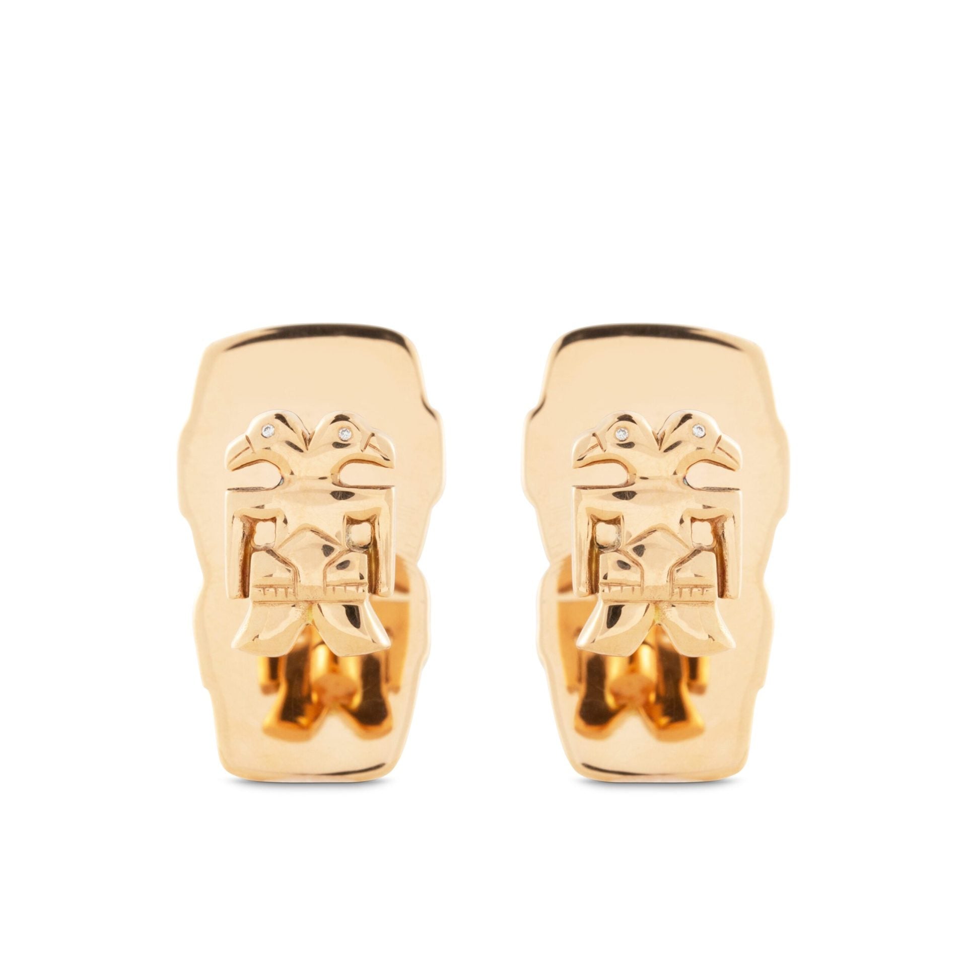 Emerald Cufflinks in Gold 18K image 1