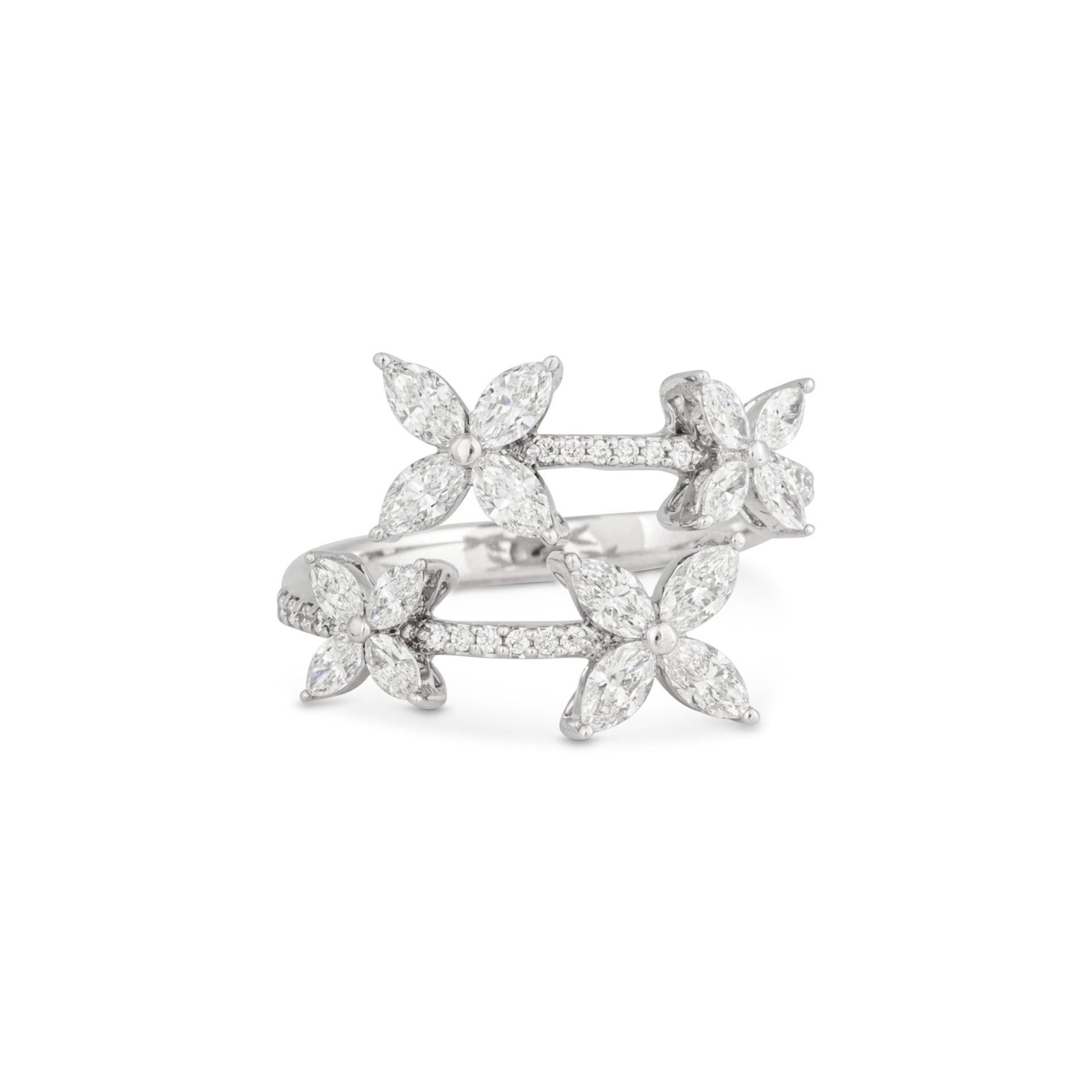 Diamond Gala Ring in White Gold 18K image 1