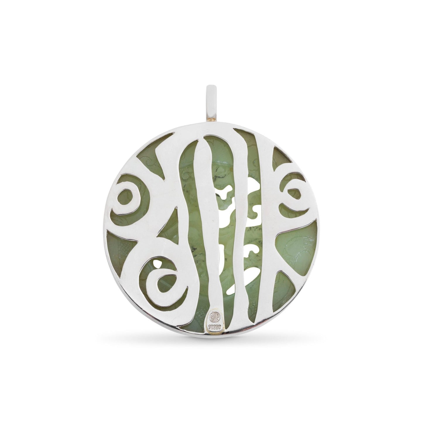 Nathalie Knauf Jade Pendant in Gold 18K image 2