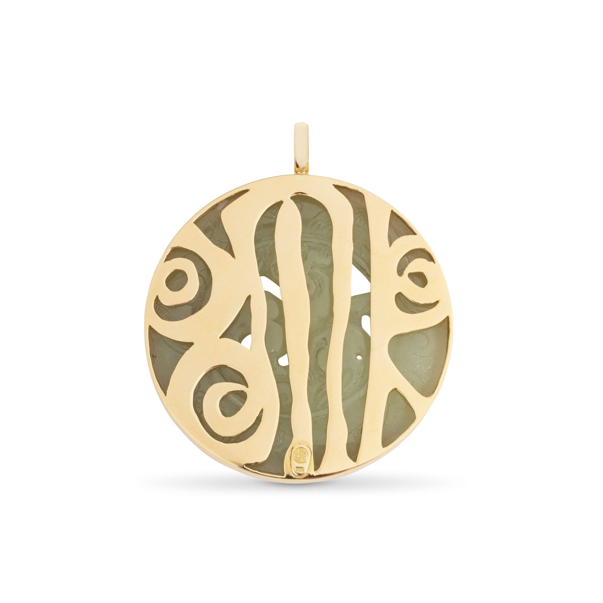 Nathalie Knauf Jade Pendant in Gold 18K image 0