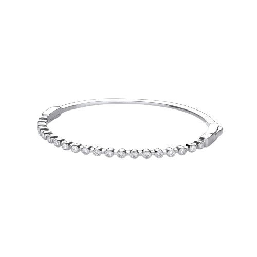 Rubover CZs Ladies J-Jaz Bangle